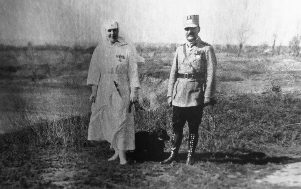 With Gen Grigorescu at Marasesti