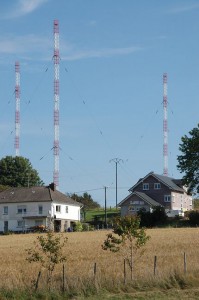 Die RTL Sendeanlagen auf "Schwaarzenhiwwel" in Marnach ©Nico Muller