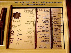 Here we can see how radio broadcasting regulation affected listeners. This commercial radio set featured an annotated dial to show what signal the stations were broadcasting on. As you can see at the bottom of the image, it follows the Copenhagen Broadcasting Plan of 1948. (Source: Wikimedia Commons, see: https://goo.gl/4J9Xud).